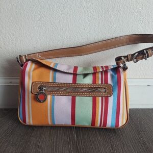 Tommy Hilfiger Multicolor Striped Handbag